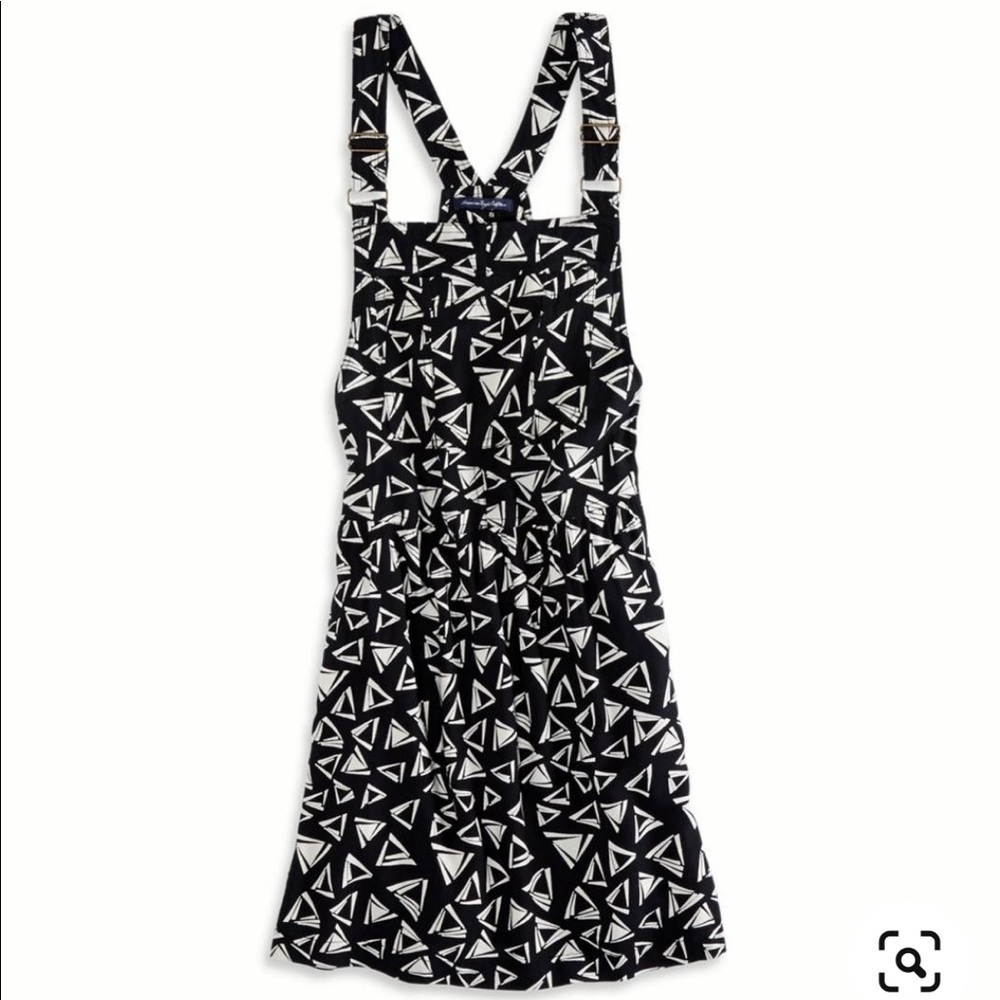 Geometric shape overall dress